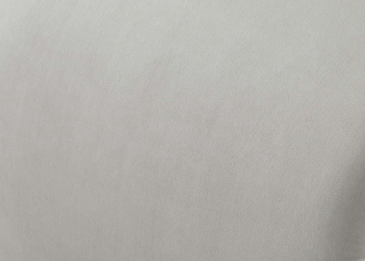 TOV Furniture Kenya Light Grey Velvet Bench