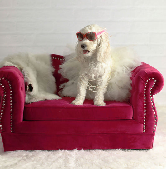 TOV Furniture Yorkshire Pink Pet Bed