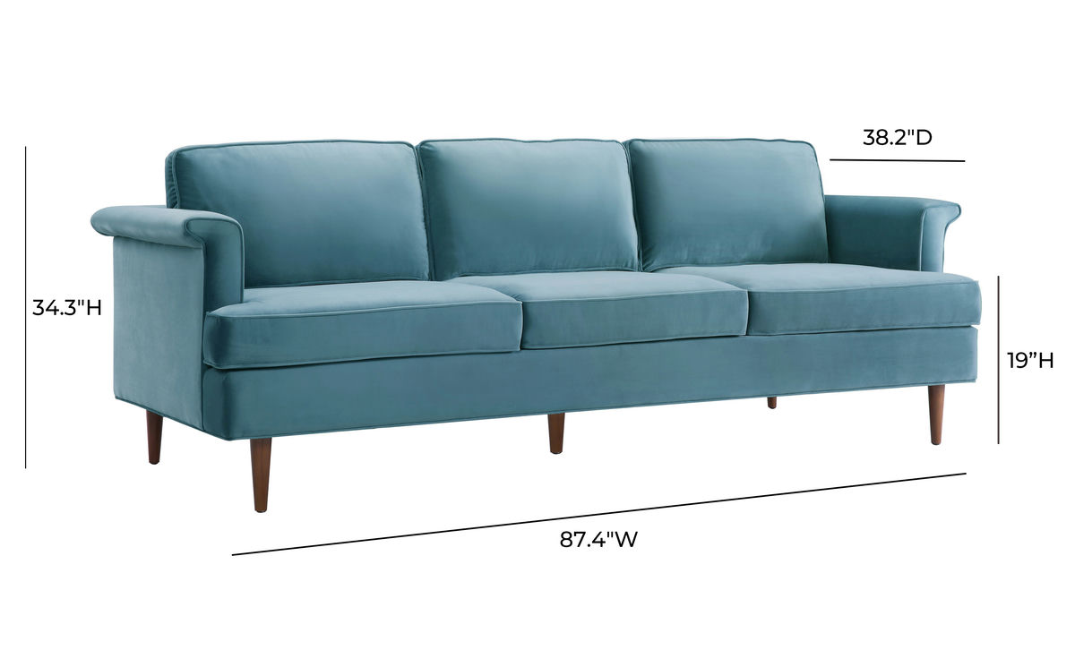 TOV Furniture Porter Sea Blue Sofa
