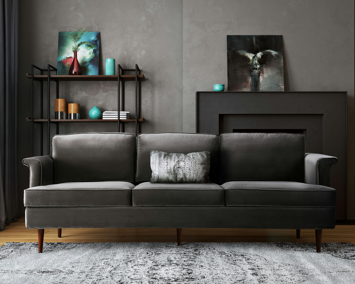 TOV Furniture Porter Grey Sofa