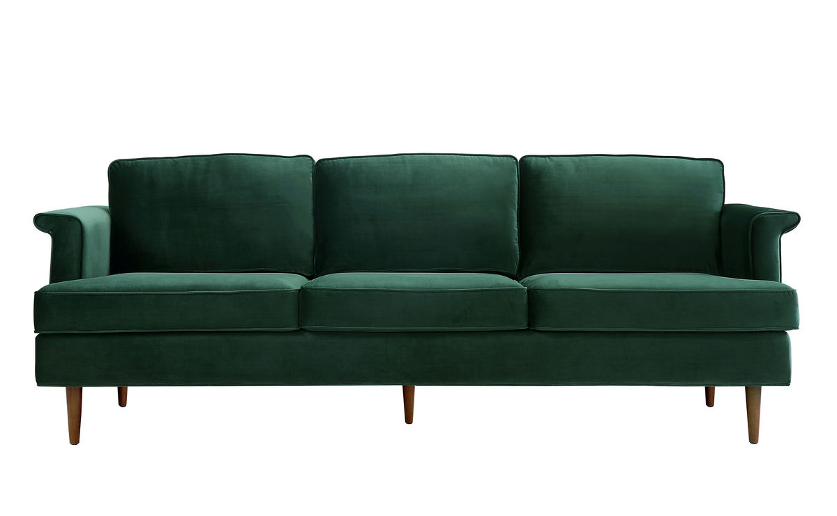 TOV Furniture Porter Forest Green Sofa
