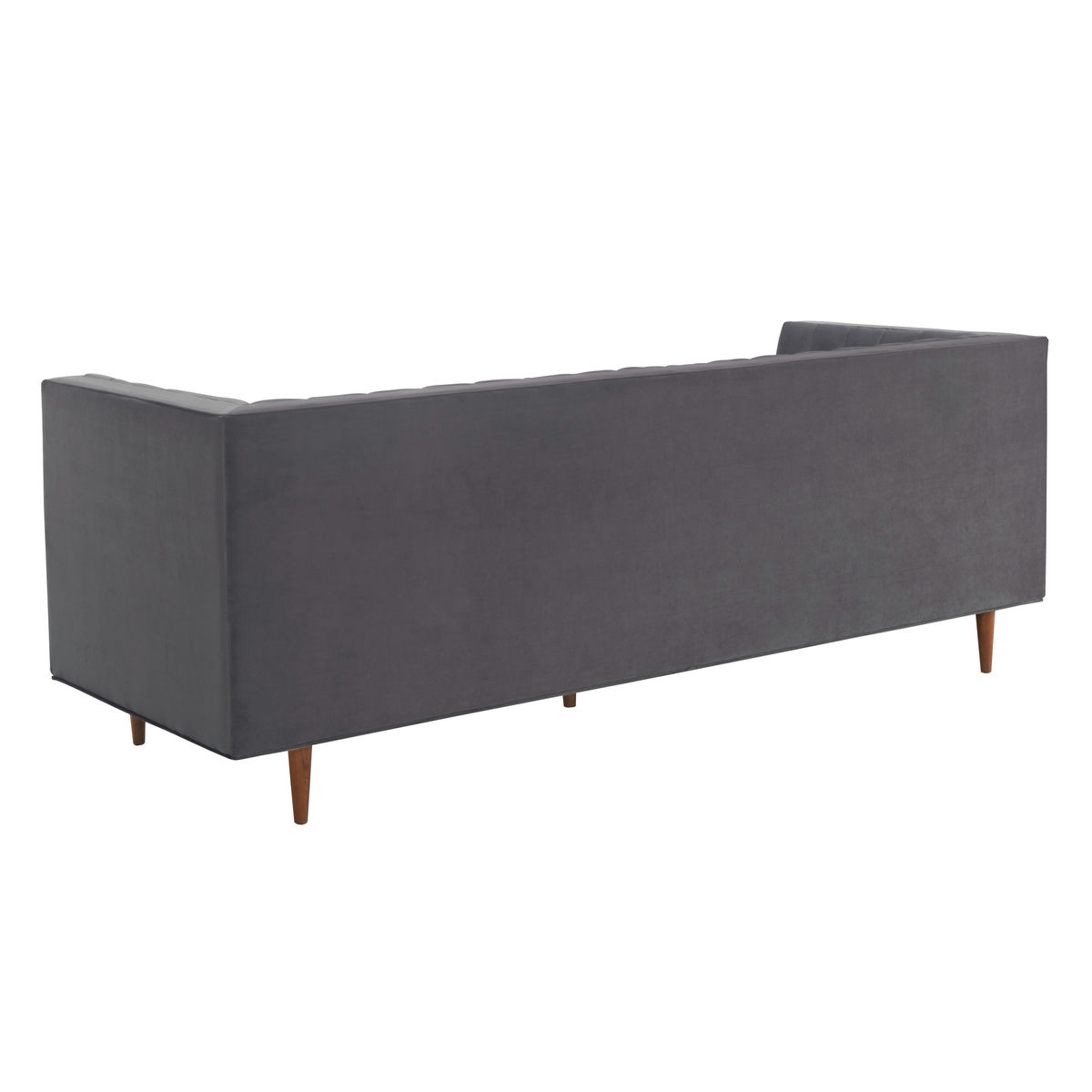 TOV Furniture Sebastian Grey Velvet Sofa