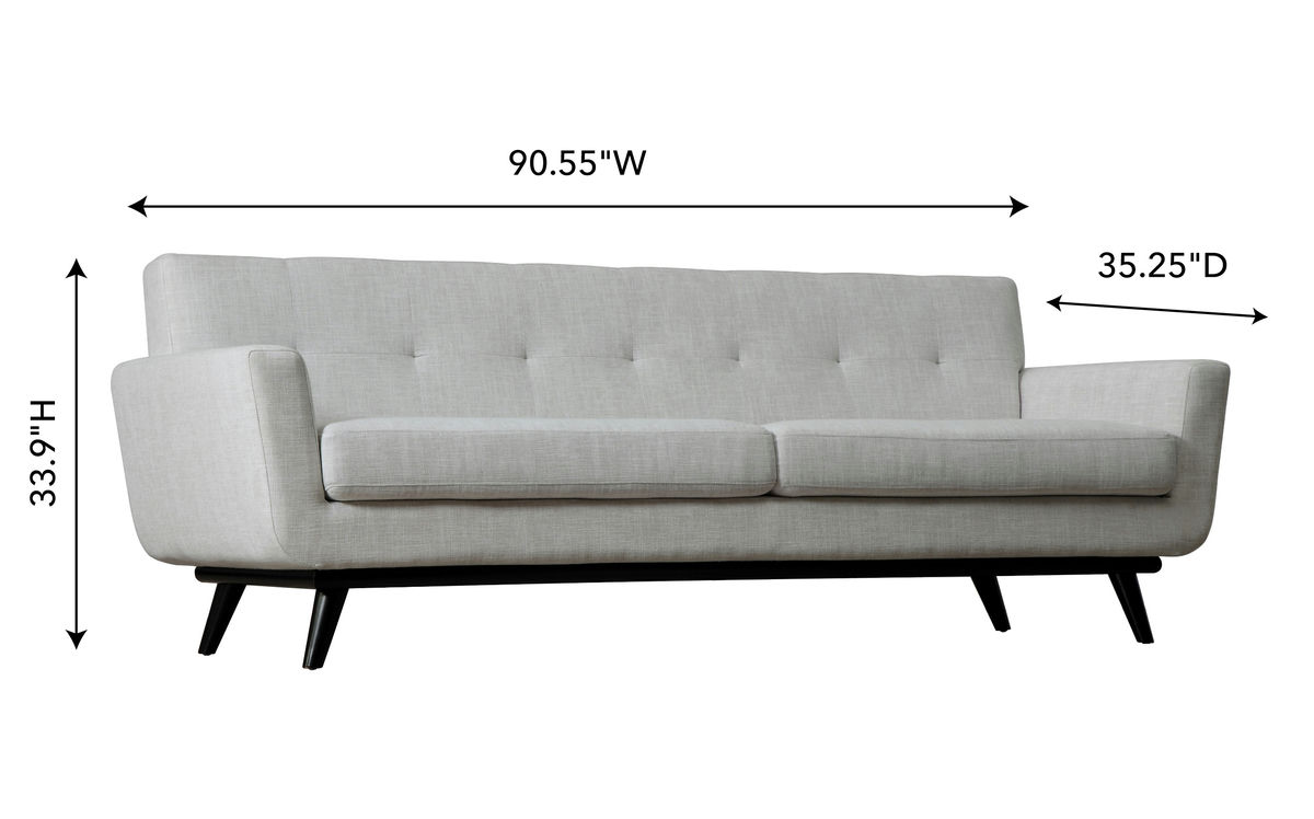 TOV Furniture James Beige Linen Sofa