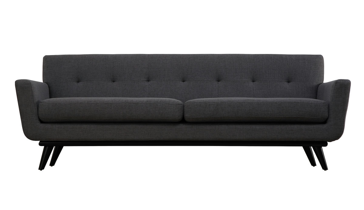 TOV Furniture James Grey Linen Sofa