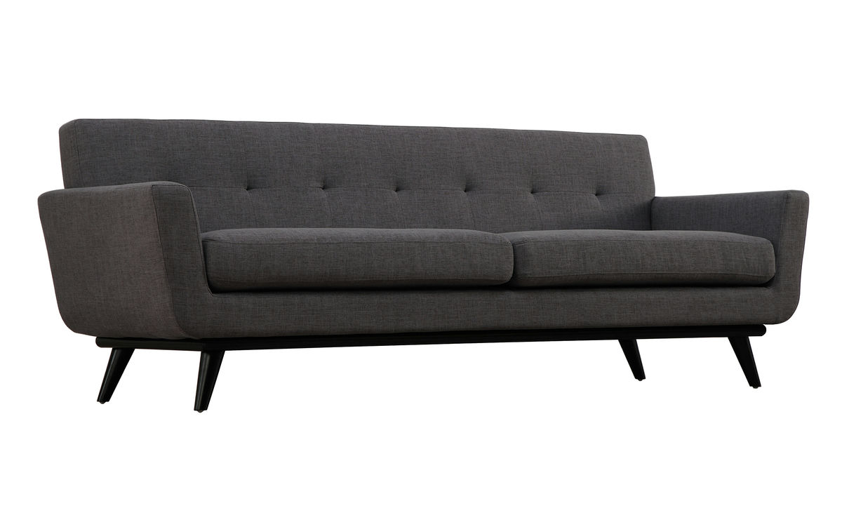 TOV Furniture James Grey Linen Sofa