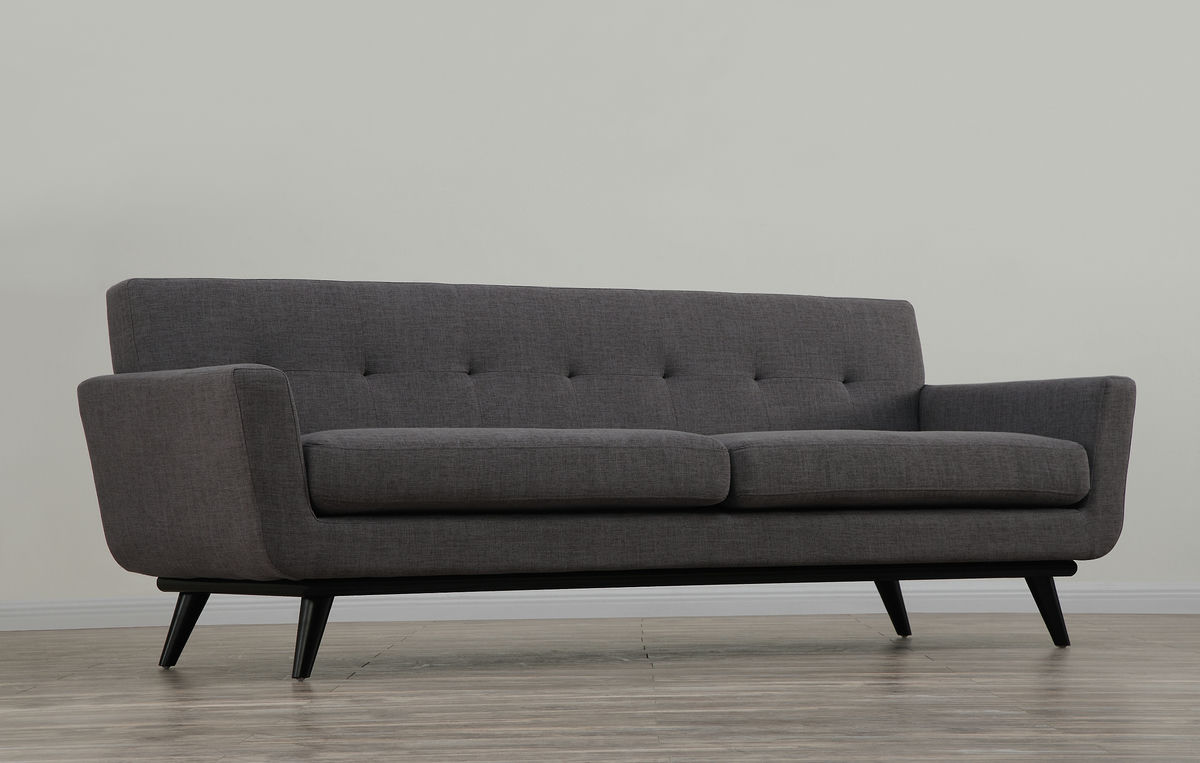 TOV Furniture James Grey Linen Sofa