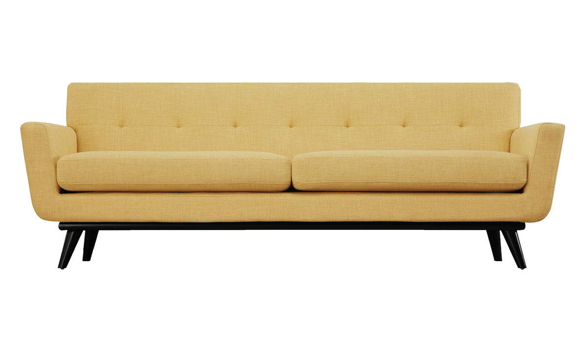 TOV Furniture James Mustard Yellow Linen Sofa