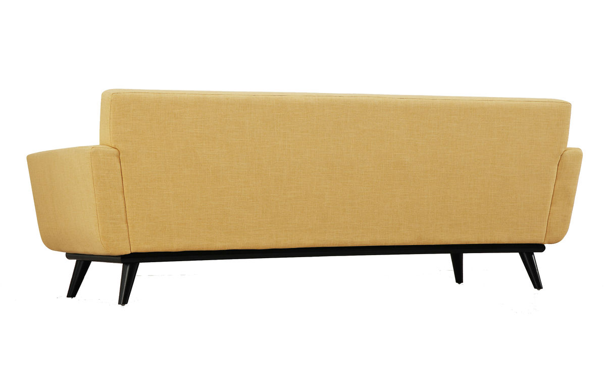 TOV Furniture James Mustard Yellow Linen Sofa