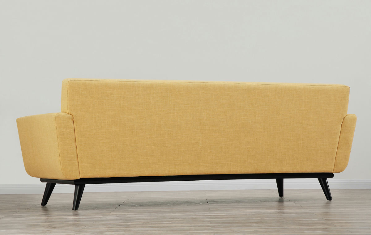 TOV Furniture James Mustard Yellow Linen Sofa