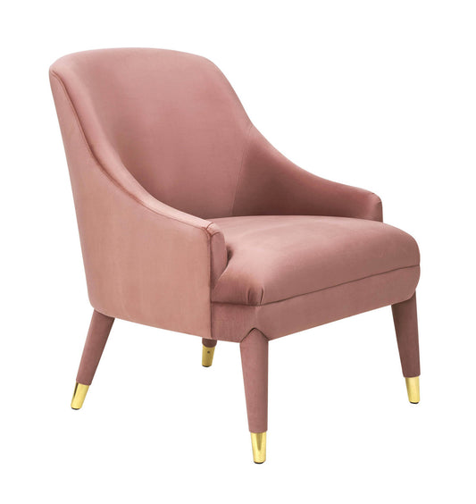 TOV Furniture Orchid Rose Velvet Chair