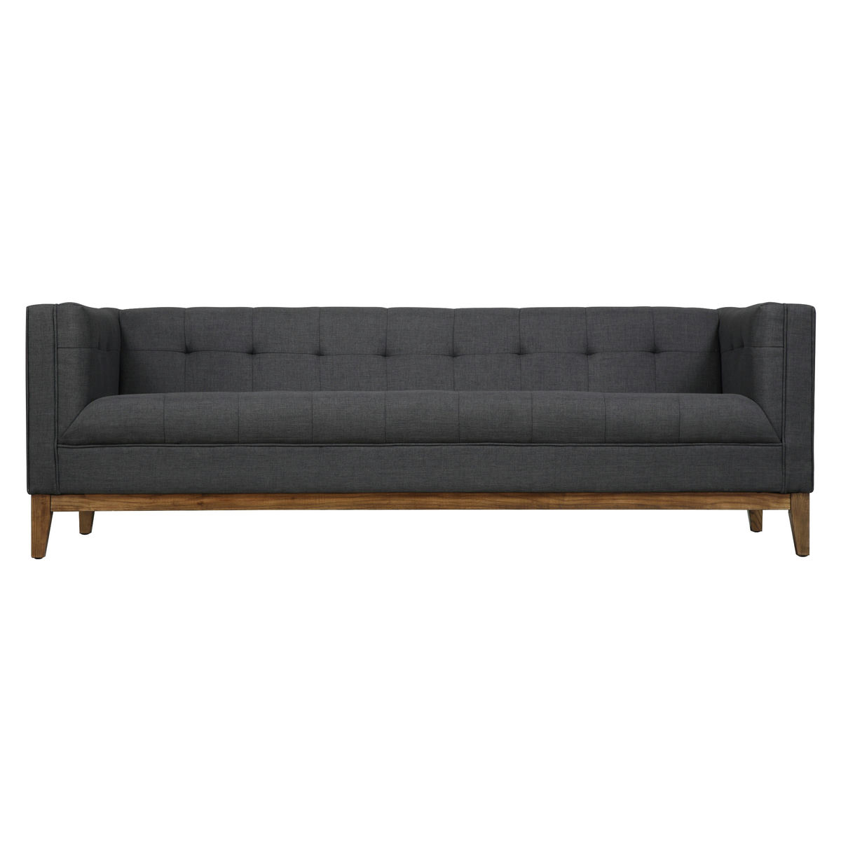 TOV Furniture Gavin Grey Linen Sofa