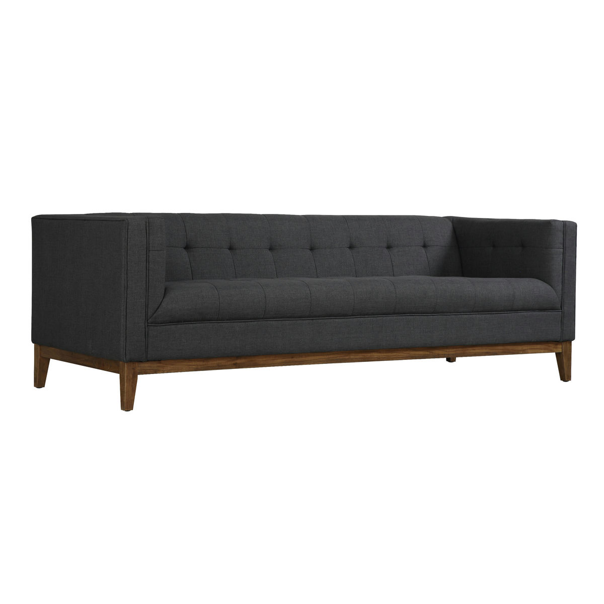 TOV Furniture Gavin Grey Linen Sofa