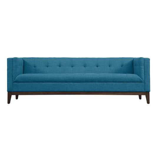 TOV Furniture Gavin Blue Linen Sofa