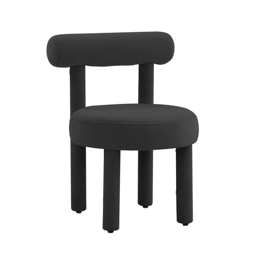 TOV Furniture Carmel Black Velvet Chair