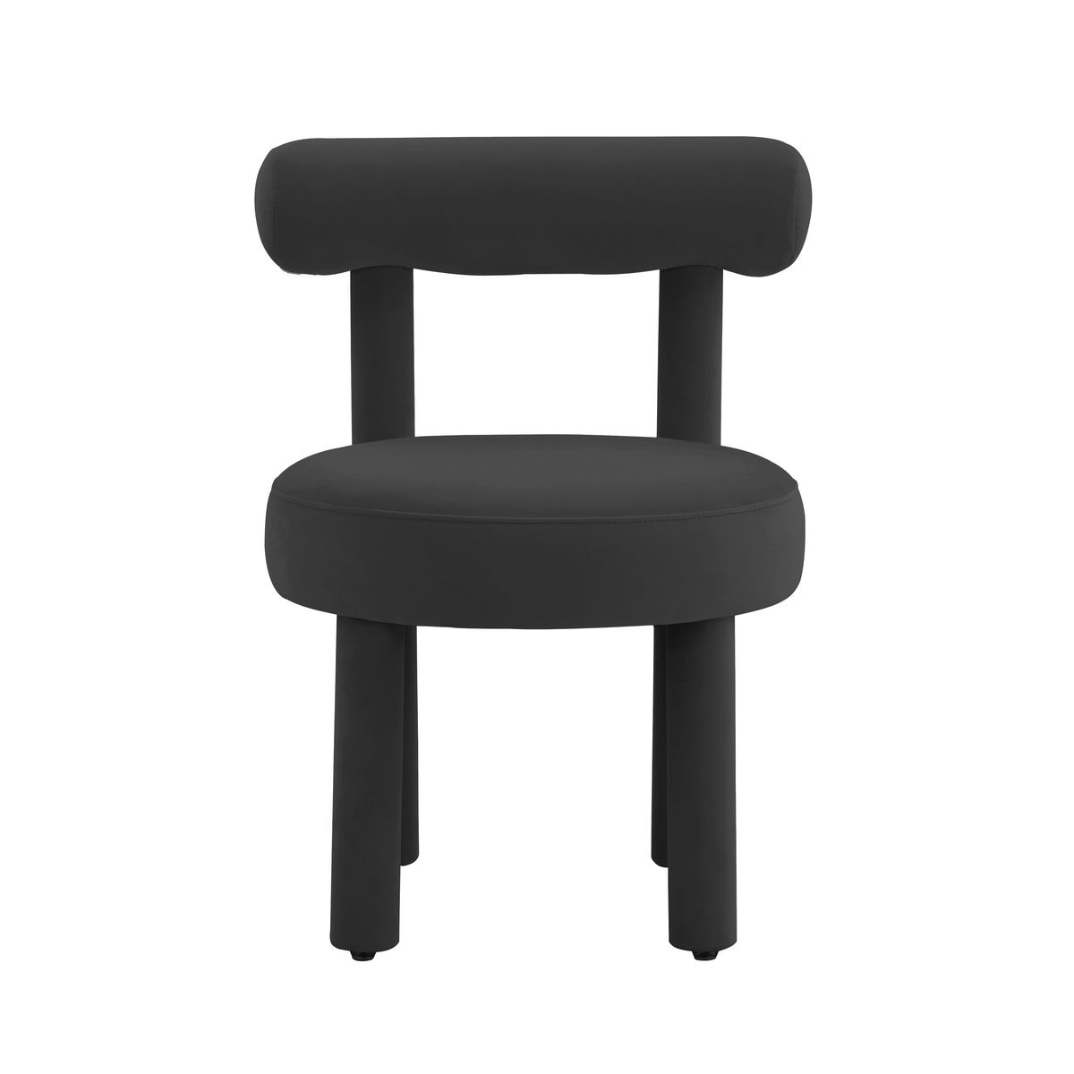 TOV Furniture Carmel Black Velvet Chair