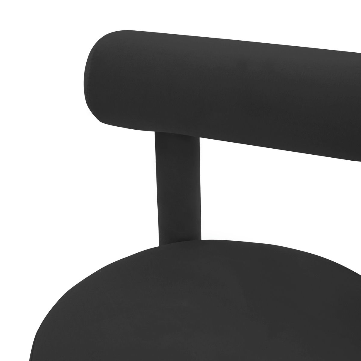 TOV Furniture Carmel Black Velvet Chair