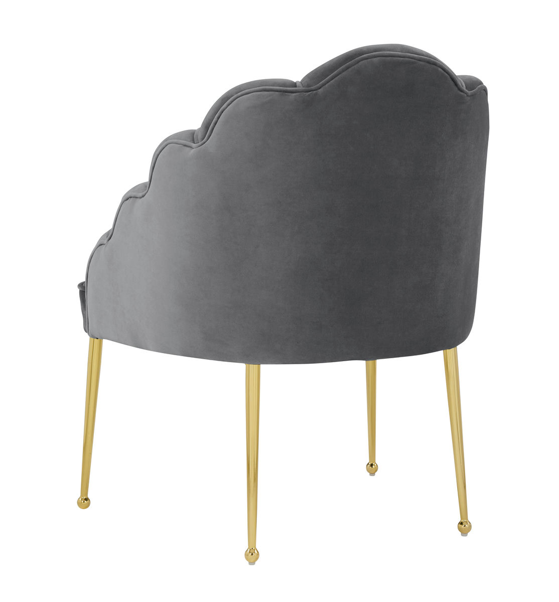 TOV Furniture Daisy Grey Velvet Chair