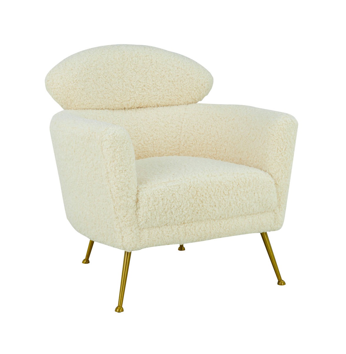 TOV Furniture Welsh Faux Shearling Chair