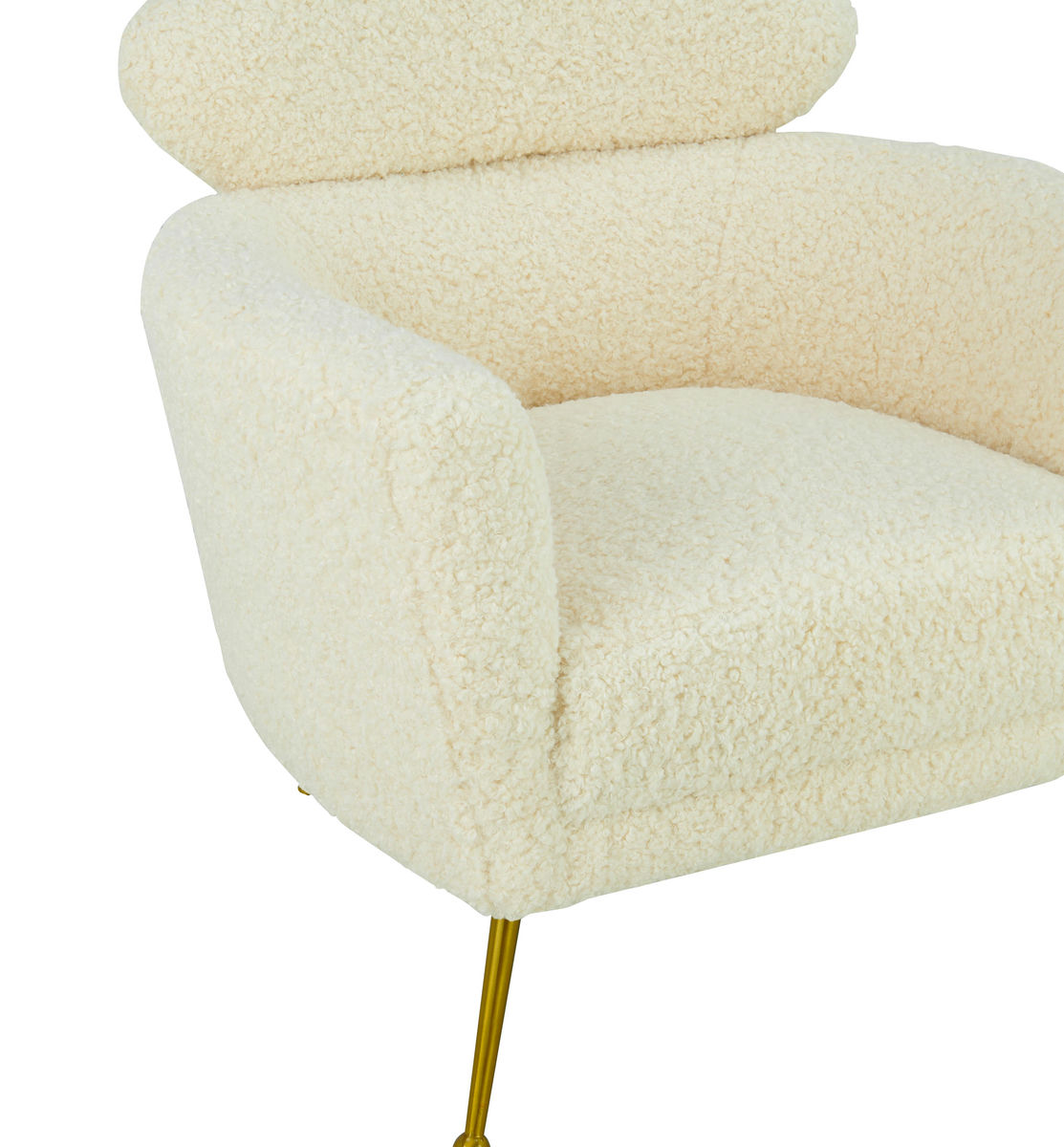 TOV Furniture Welsh Faux Shearling Chair