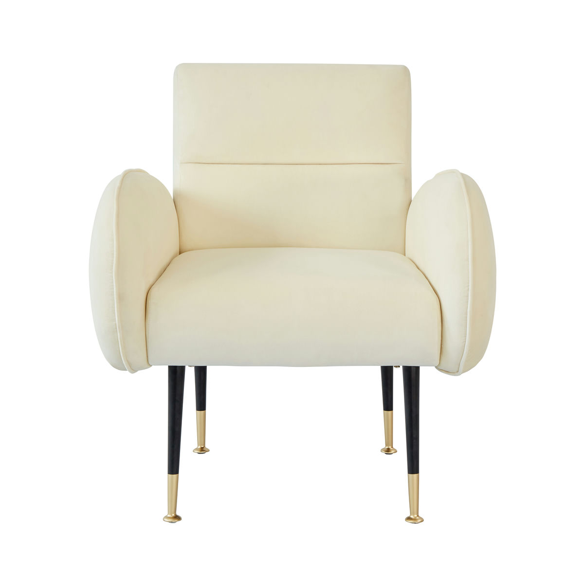 TOV Furniture Babe Custard Velvet Chair