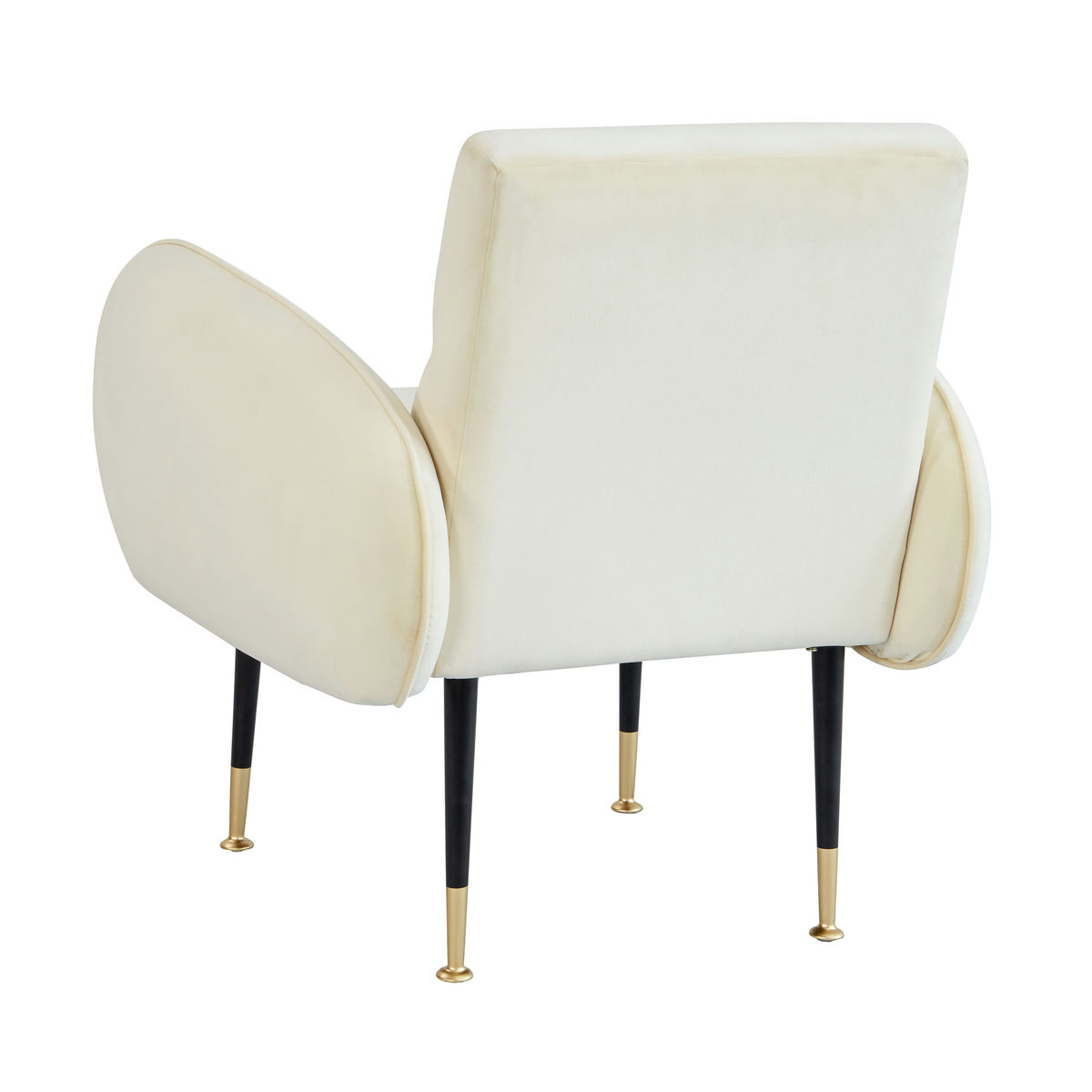 TOV Furniture Babe Custard Velvet Chair