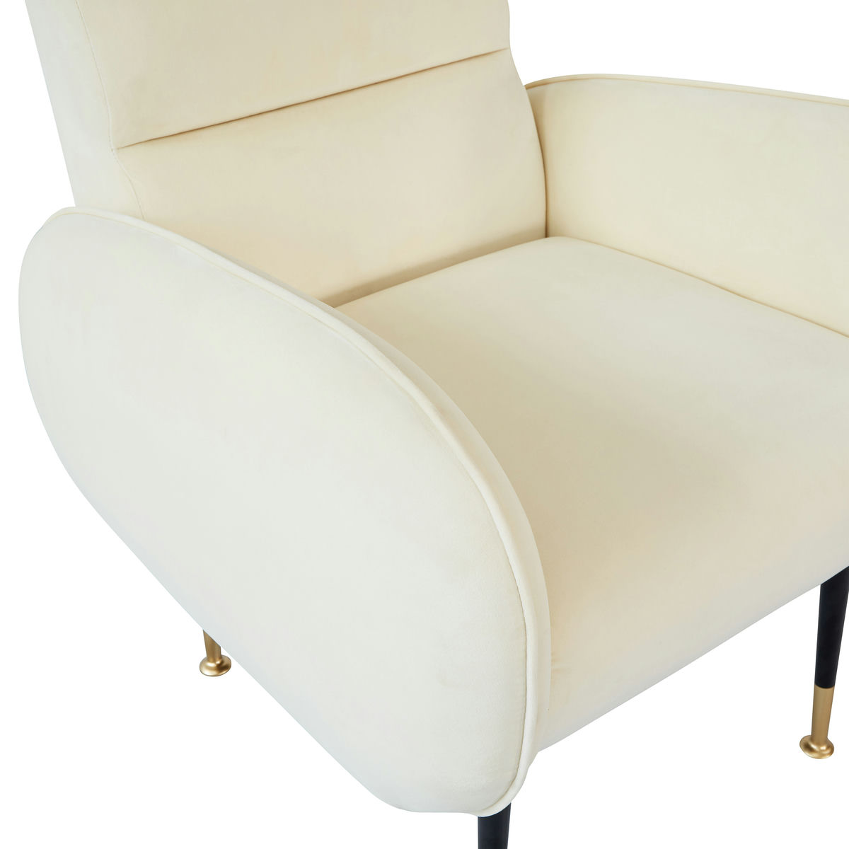 TOV Furniture Babe Custard Velvet Chair