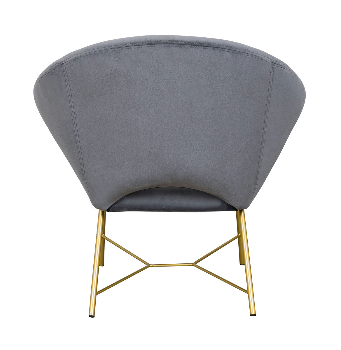 TOV Furniture Nolan Grey Velvet Chair