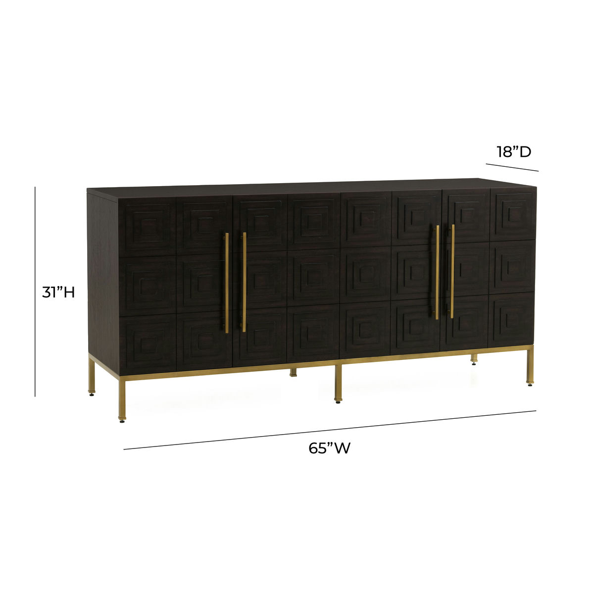 TOV Furniture Alon Espresso Media Console