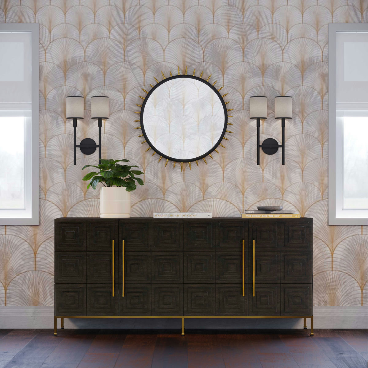 TOV Furniture Alon Espresso Media Console