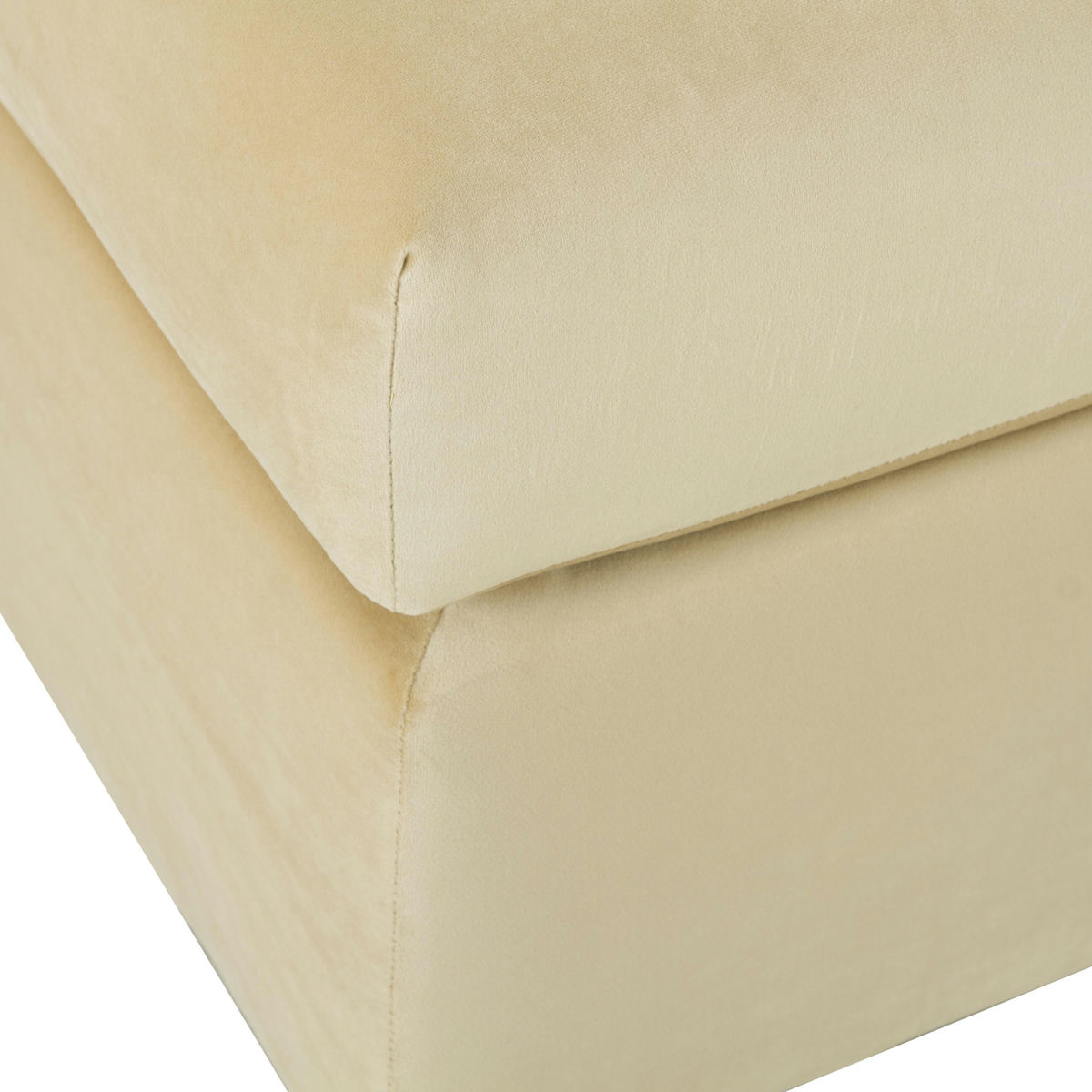 TOV Furniture Jessie Champagne Velvet Modular Corner Chair