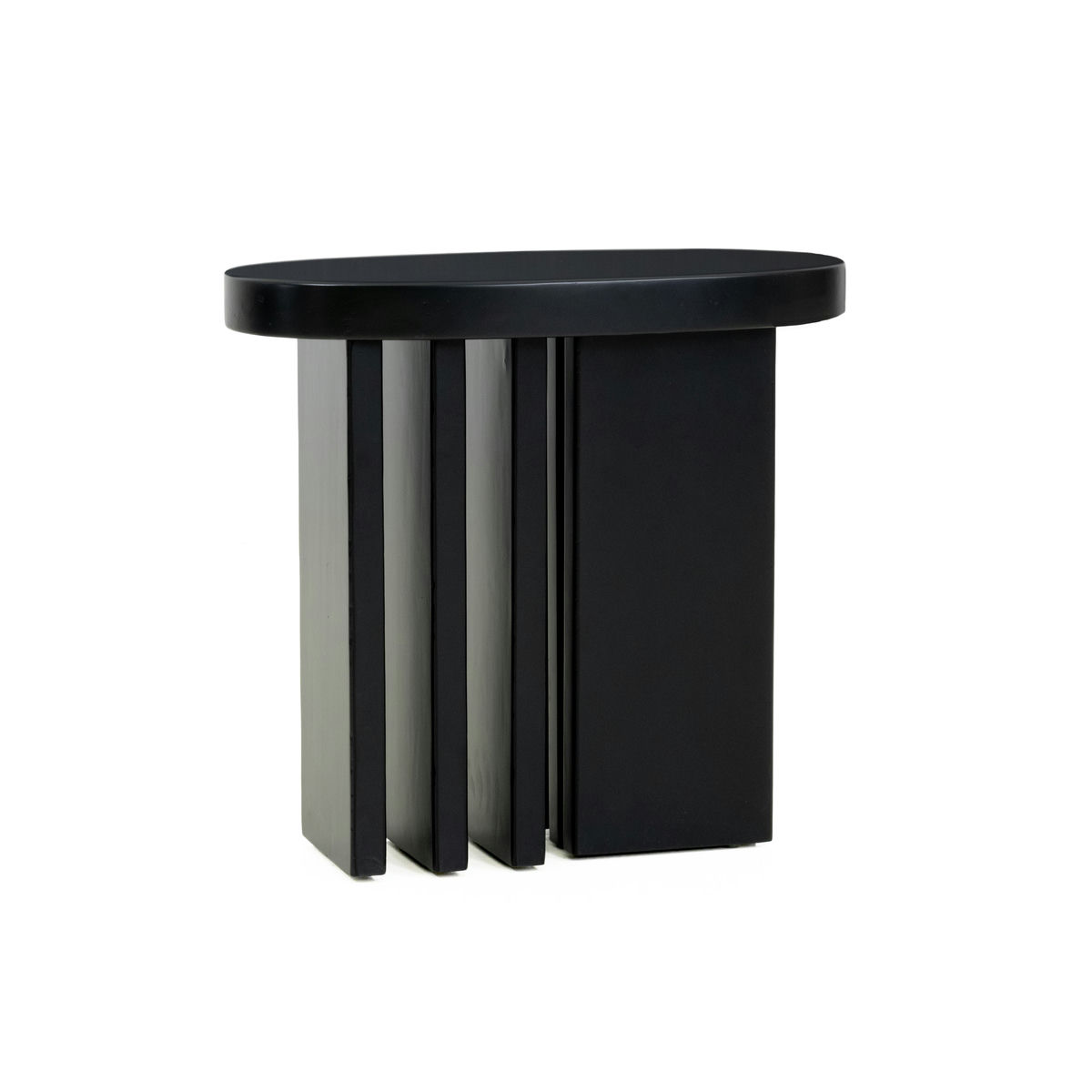 TOV Furniture Etta Black Side Table