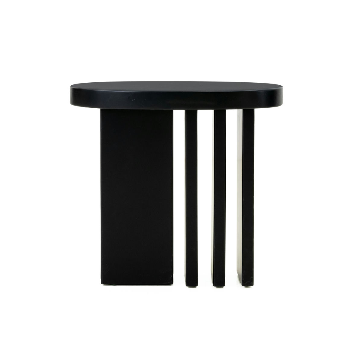 TOV Furniture Etta Black Side Table