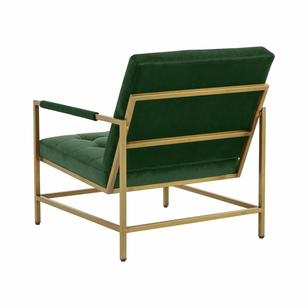 TOV Furniture Van Emerald Green Velvet Accent Chair