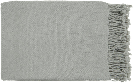 Surya Turner Gray Throw 50"W X 60"L