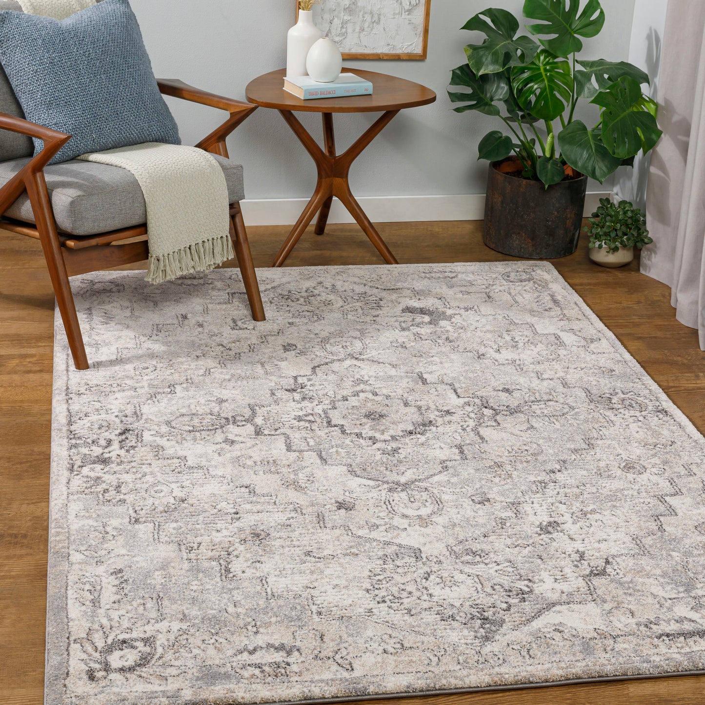 Surya Tuscany Tus-2321 Gray Rug 7'10" X 10'3"