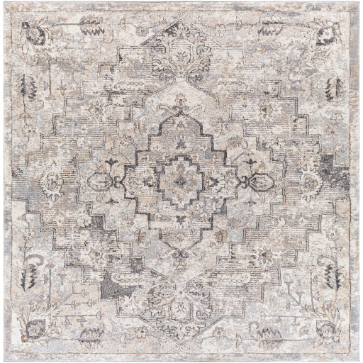Surya Tuscany Tus-2321 Gray Rug 7'10" Square