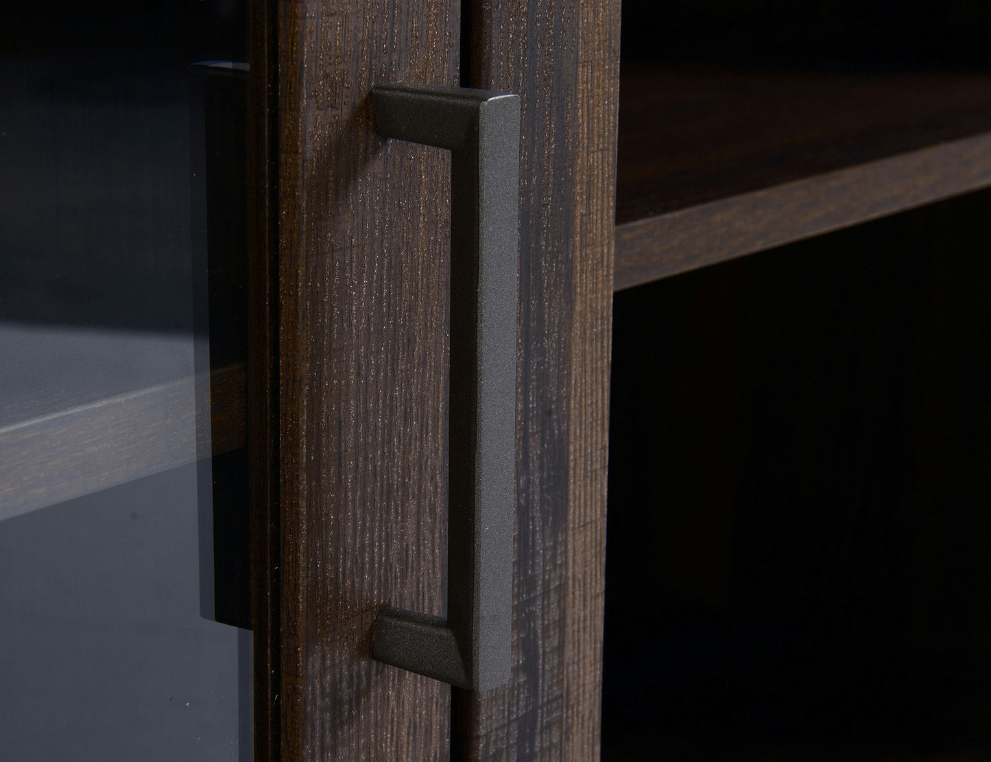 Dark Brown Finish TV Stand