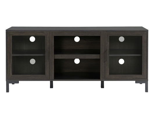 Dark Oak Finish TV Stand