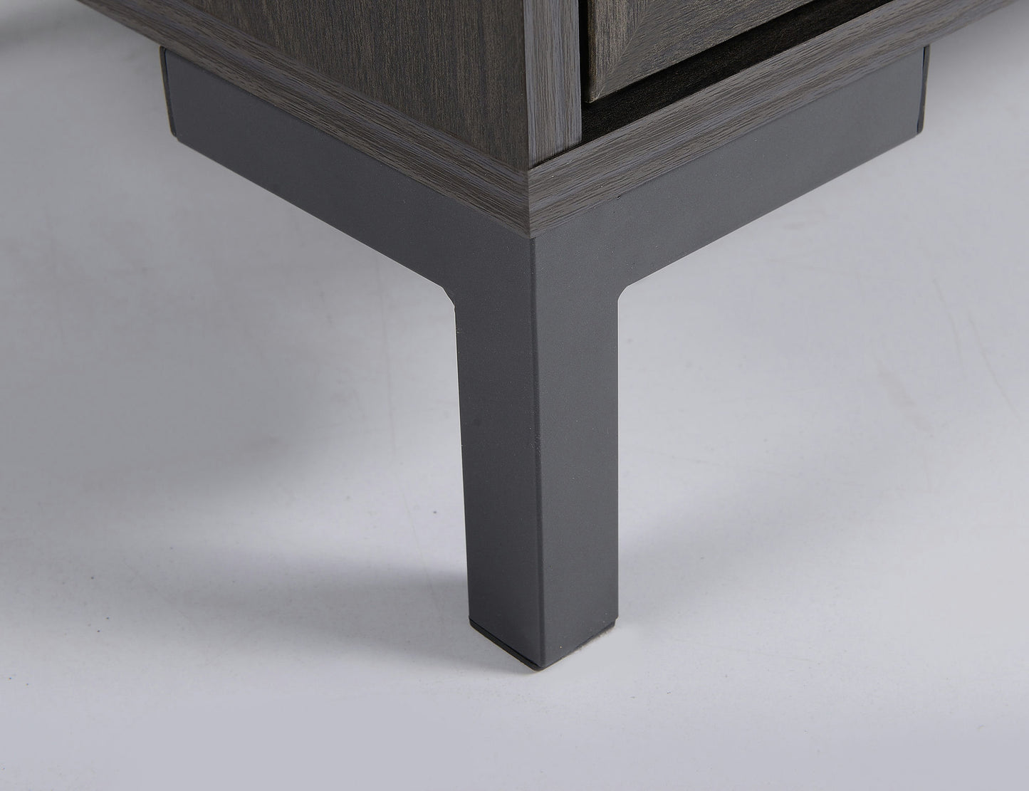 Dark Oak Finish TV Stand