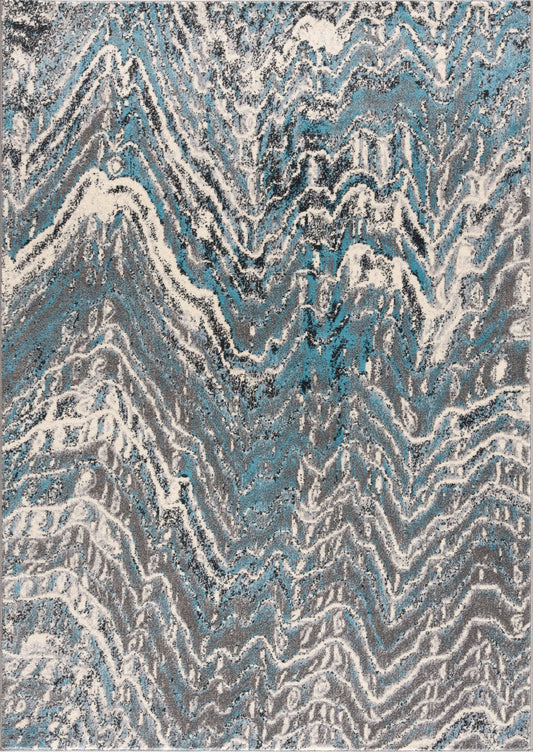 Twist-Tw10636-Blue-5.3 X 7.6 Area Rug