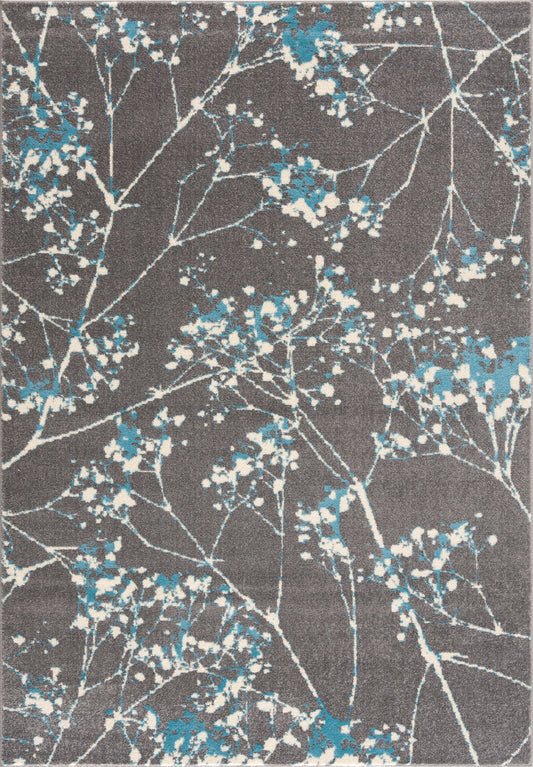 Twist-Tw10653-Gray_Blue-7.10 X 10.6 Area Rug