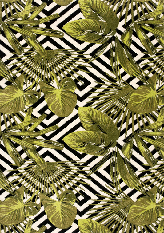 Twist-1815 Palm Rug 7.10 X 10.6 Area Rug