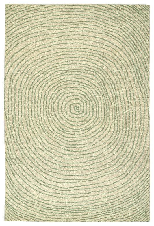 Kaleen Textura Collection Linen Jade Area Rug 9' x 12'