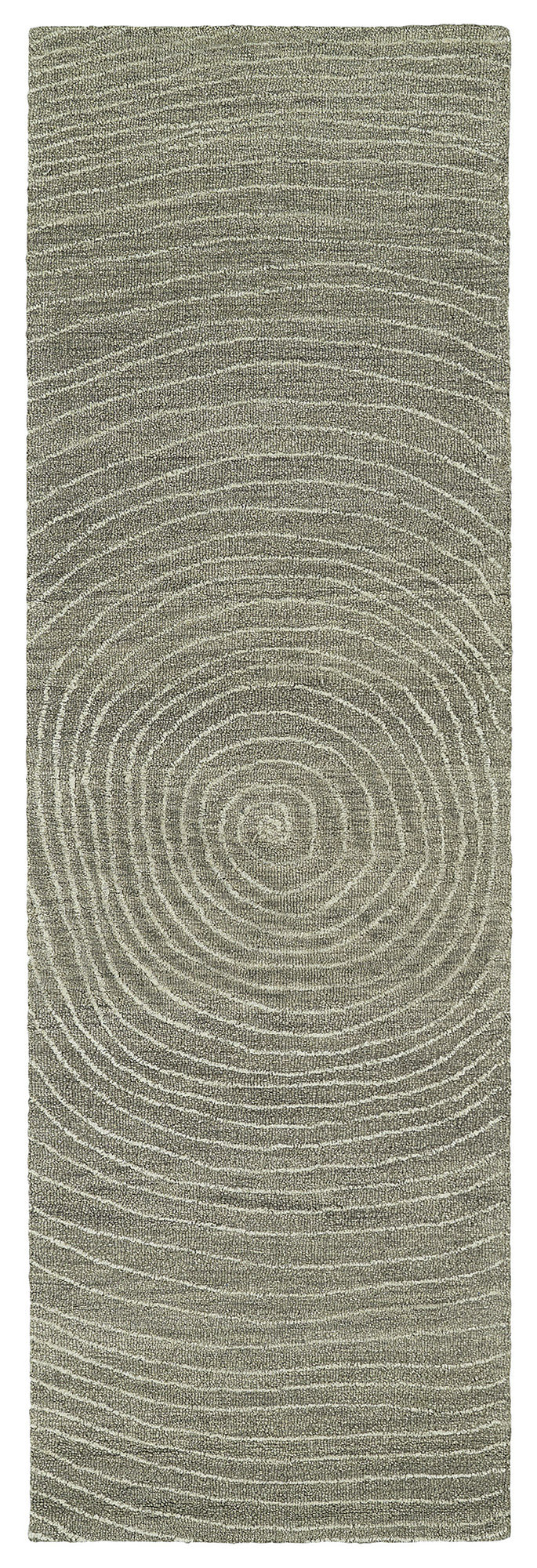 Kaleen Textura Collection Light Grey Runner 2'6" x 8'