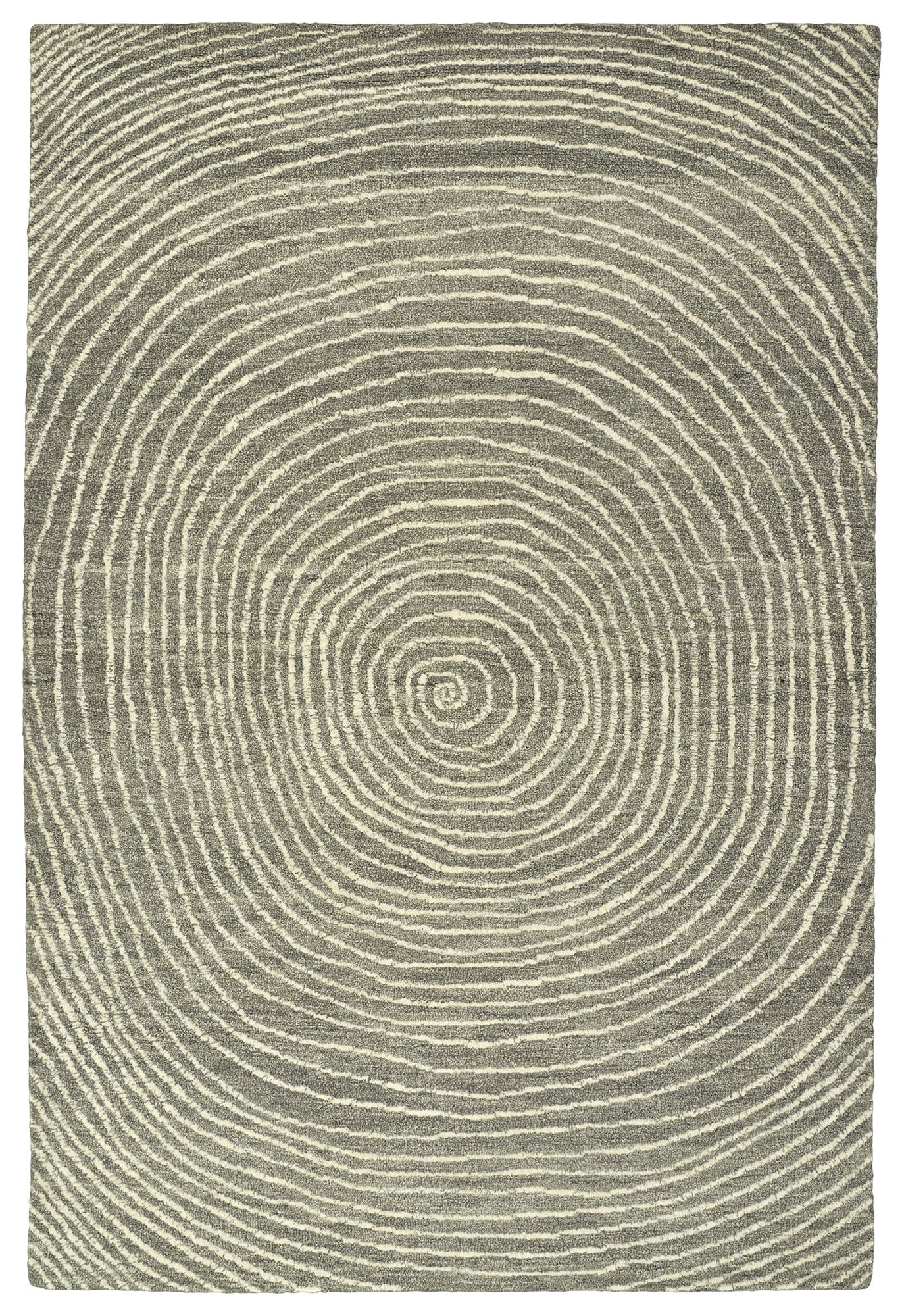 Kaleen Textura Collection Light Grey Throw Rug 2' x 3'