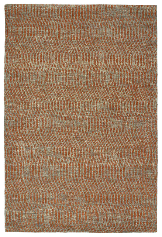 Kaleen Textura Collection Dark Paprika Area Rug 5' x 7'9"