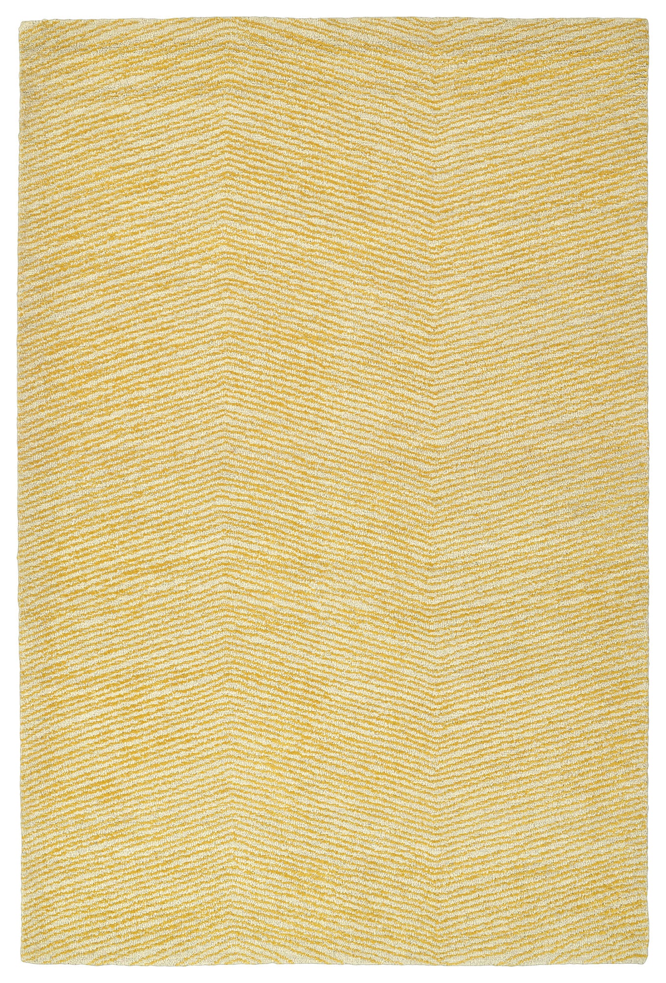 Kaleen Textura Collection Bright Gold Throw Rug 2' x 3'