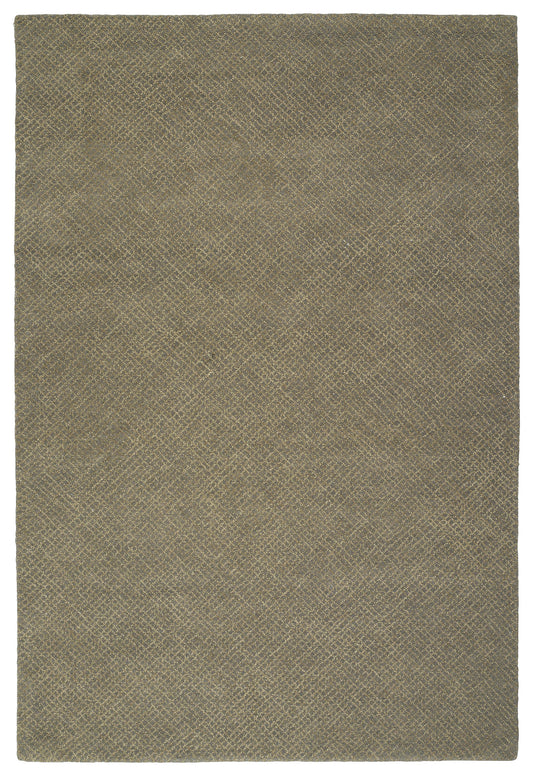 Kaleen Textura Collection Dark Grey Area Rug 3'6" x 5'6"
