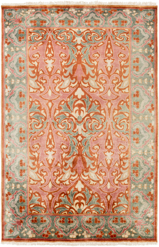 Surya Uncharted Und-2006 Brick Red Rug 5' X 8'