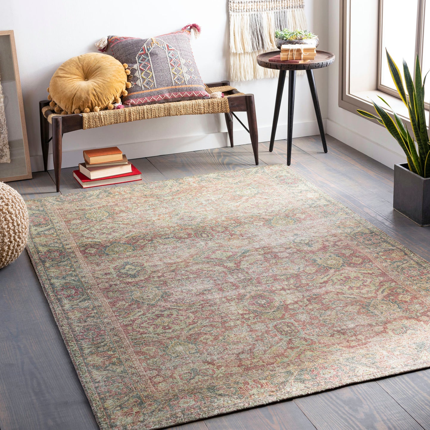 Surya Unique Light Olive Rug 2' X 3'